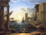 Claude Lorrain Seaport with the Embarkation of the Queen of Sheba china oil painting reproduction